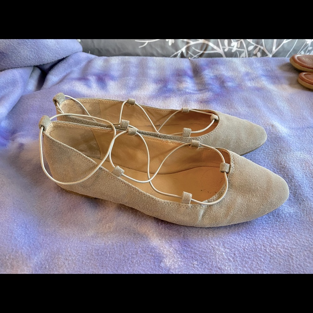 Luck brand pointy toe flats
